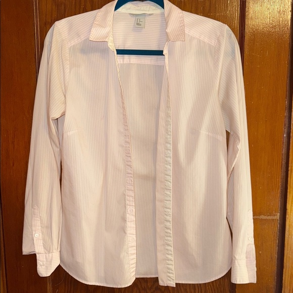 H&M Tops - H&M Light Pink Striped Shirt